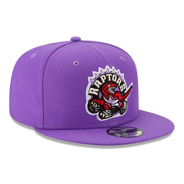 [12195033] Mens New Era NBA Hardwood Classics Night 9Fifty Snapback - Raptors