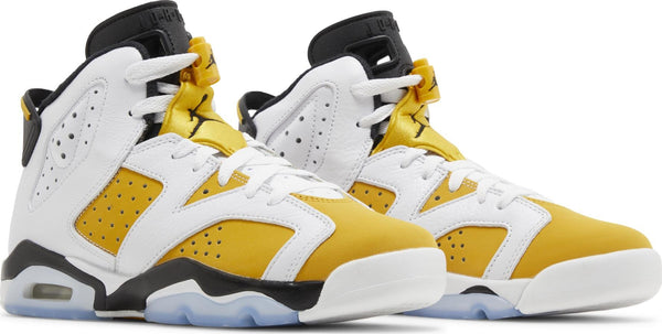 [384665-170] Grade School Air Jordan RETRO 6 'YELLOW OCHRE' (GS)
