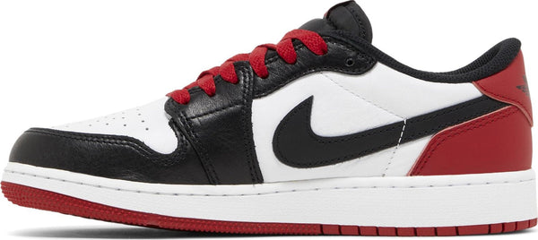 [CZ0858-106] Grade School Air Jordan RETRO 1 LOW OG 'BLACK TOE (2023) (GS)'