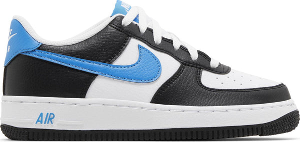 [FN8008-001] Grade School Nike AIR FORCE 1 LOW 'WHITE BLACK LIGHT PHOTO BLUE (GS)'