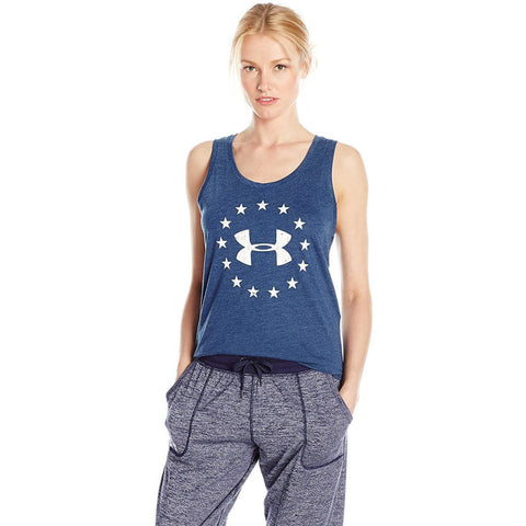 [1284338-997] Womens Under Armour Freedom Logo Tank