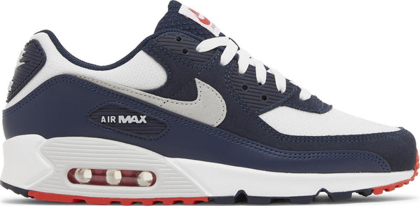 [DM0029-400] Mens Nike AIR MAX 90 'OBSIDIAN TRACK RED'