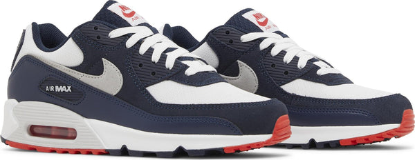 [DM0029-400] Mens Nike AIR MAX 90 'OBSIDIAN TRACK RED'