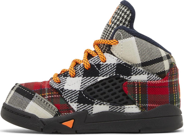 [FD4813-008] Toddlers Air Jordan Retro 5 'Plaid' (TD)