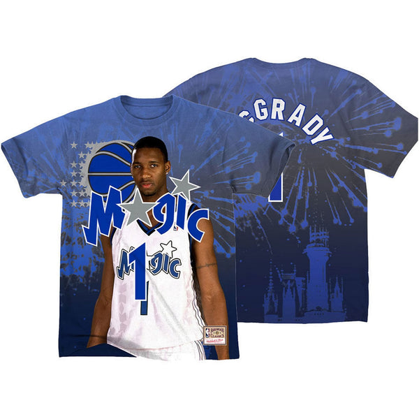 Mens Mitchell & Ness NBA City Pride Short Sleeve Tee Orlando Magic Tracy McGrady