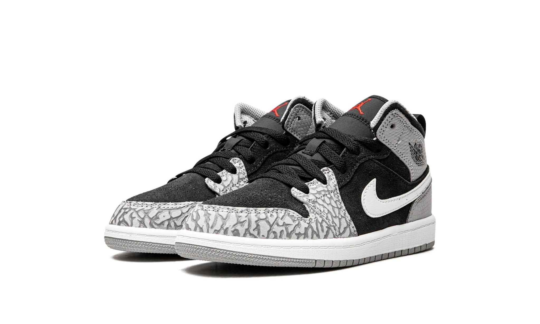 [DM6215-016] Preschool Air Jordan RETRO 1 MID SE (PS) 'Elephant Print'