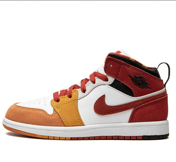 [DX2459-601] Preschool Air Jordan RETRO 1 MID SE (PS) 'Picnic'