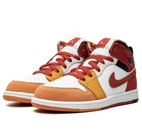 [DX2459-601] Preschool Air Jordan RETRO 1 MID SE (PS) 'Picnic'