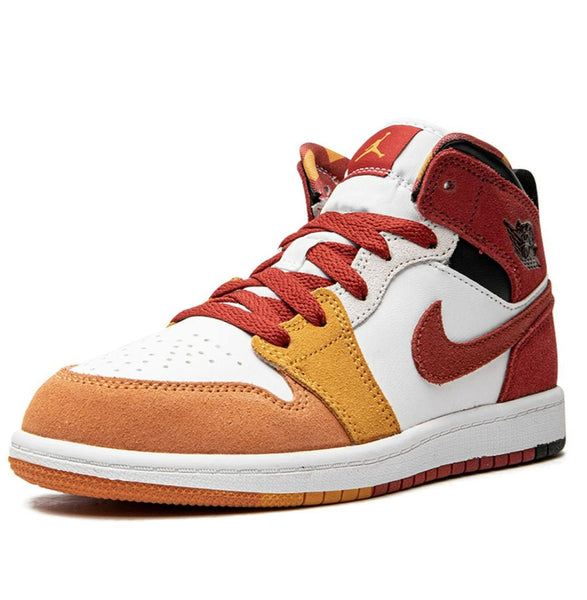 [DX2459-601] Preschool Air Jordan RETRO 1 MID SE (PS) 'Picnic'