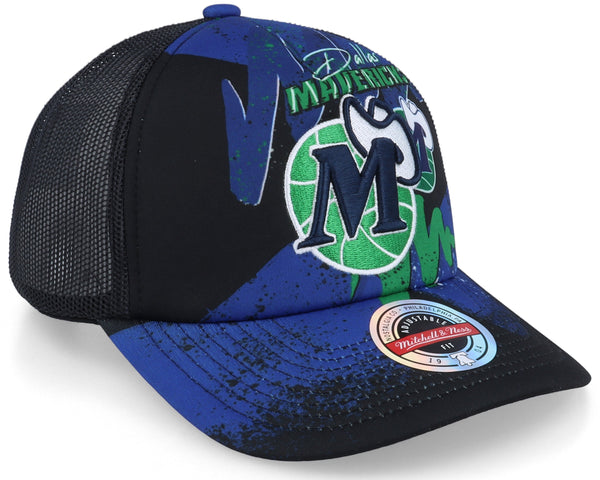 [HHSS2993-DMAYYPPPBLCK] MENS NBA DALLAS MAVERICKS HYPER TRUCKER SNAPBACK