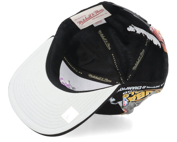 [HHSS3458-LALYYPPPBLCK] MENS MITCHELL & NESS NBA LA LAKERS SHIRT REMIX SNAPBACK
