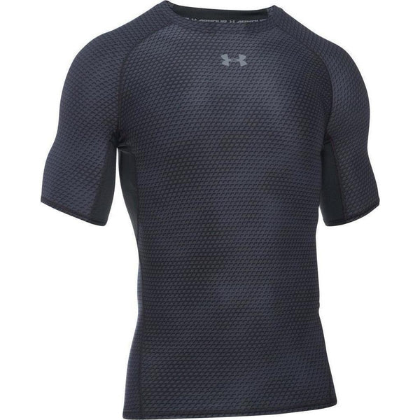 [1257477-006] Mens Under Armour HeatGear Armour Printed Short Sleeve Compression Shirt