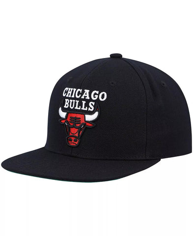 [HHSS2976-CBUYYPPPBLCK] MENS MITCHELL & NESS NBA CHICAGO BULLS TOP SPOT SNAPBACK