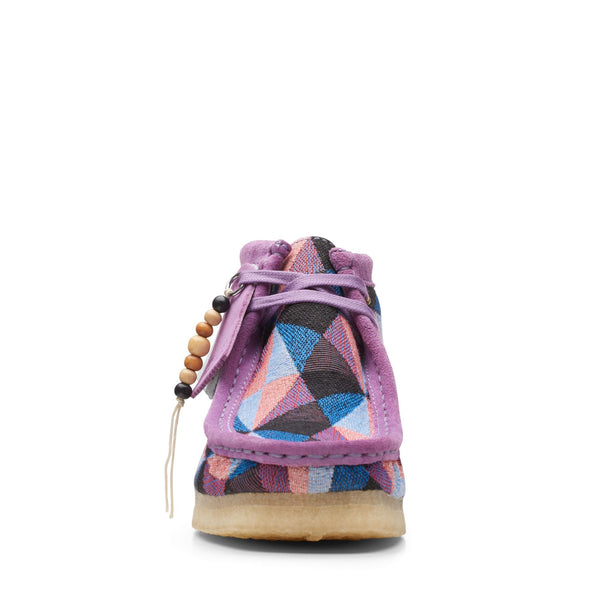 [26164608] Womens Clarks Originals Wallabee Boot 'PURPLE COMBI' (W)