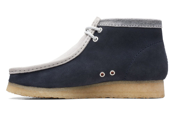 [26165077] Mens Clarks Originals Wallabee Boot VCY 'Navy Grey'