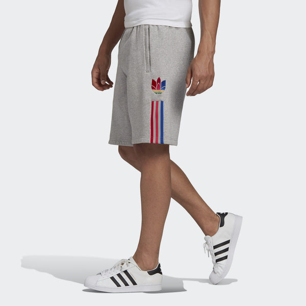 [GP5908] Mens Adidas 3D Trefoil 3-Stripes Sweat Shorts