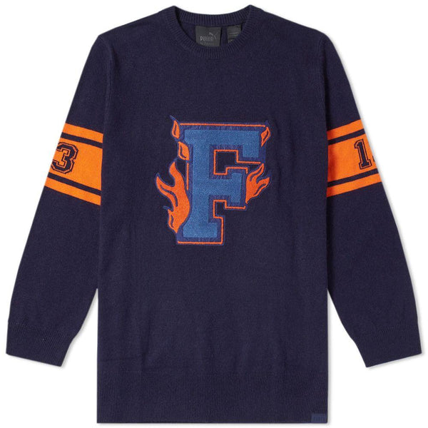 [575783-02] Womens Puma x Fenty by Rihanna Varsity Letter Sweater