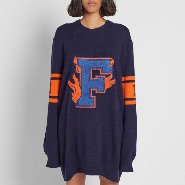 [575783-02] Womens Puma x Fenty by Rihanna Varsity Letter Sweater