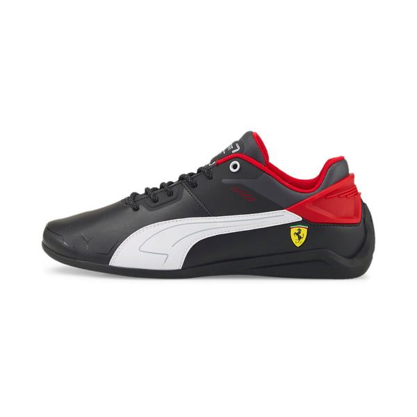 [306864-04] Mens PUMA SCUDERIA FERRARI X DRIFT CAT DELTA 'BLACK WHITE'