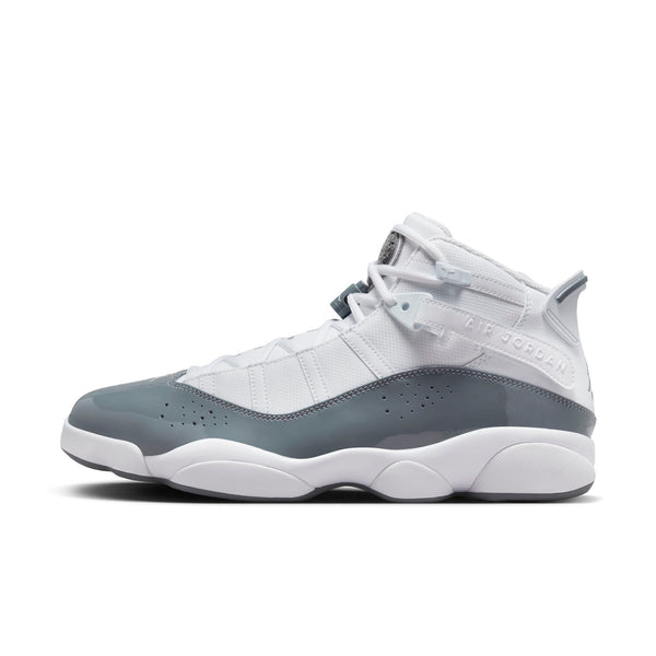 [322992-121] Mens Air Jordan 6 RINGS 'WHITE COOL GREY'