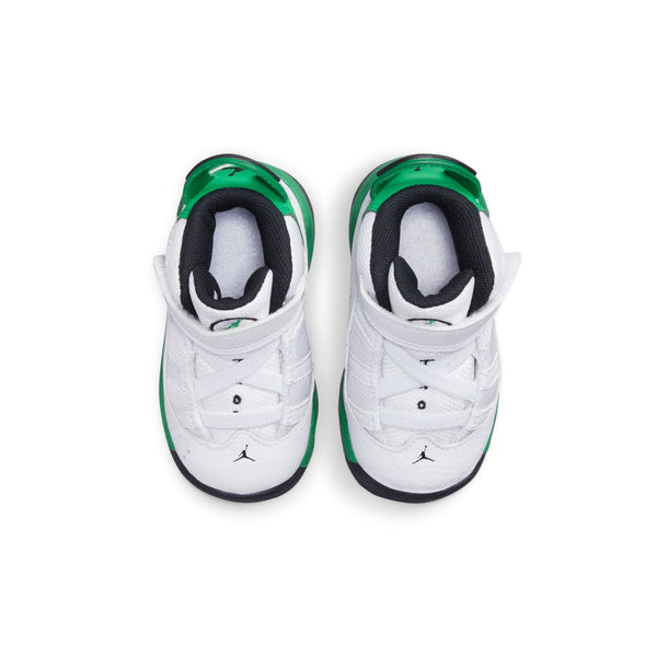 [323420-131] Toddlers Air Jordan 6 RINGS TD 'WHITE LUCKY GREEN'