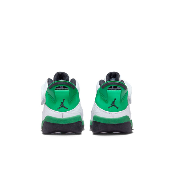 [323420-131] Toddlers Air Jordan 6 RINGS TD 'WHITE LUCKY GREEN'