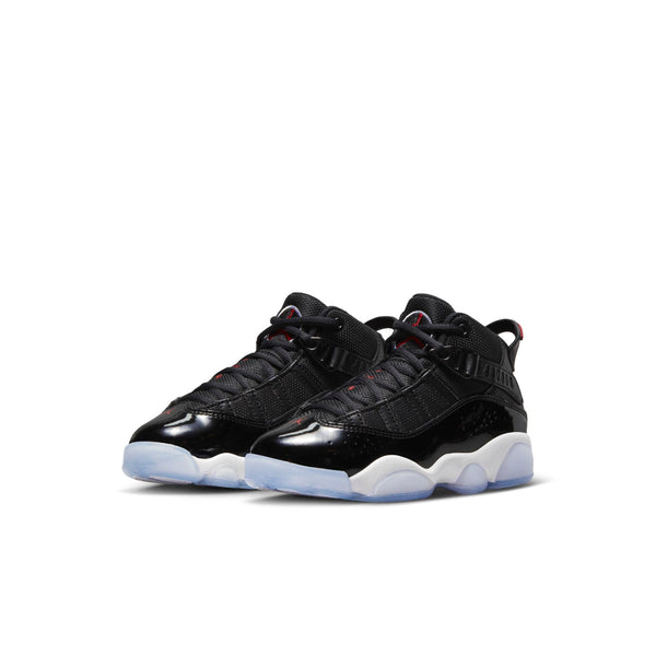 [323432-064] Preschool Air Jordan 6 RINGS PS 'BLACK GYM RED'