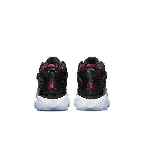 [323432-064] Preschool Air Jordan 6 RINGS PS 'BLACK GYM RED'