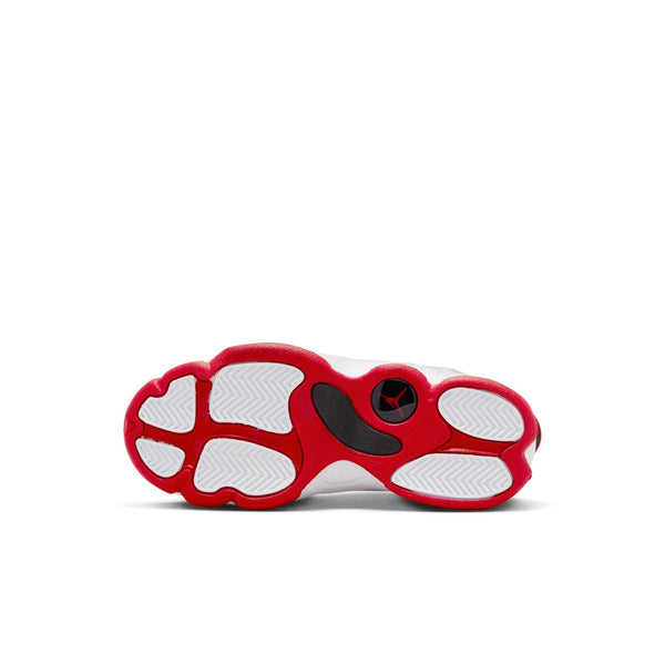 [323432-160] Preschool Air Jordan 6 RINGS PS 'WHITE UNIVERSITY RED'