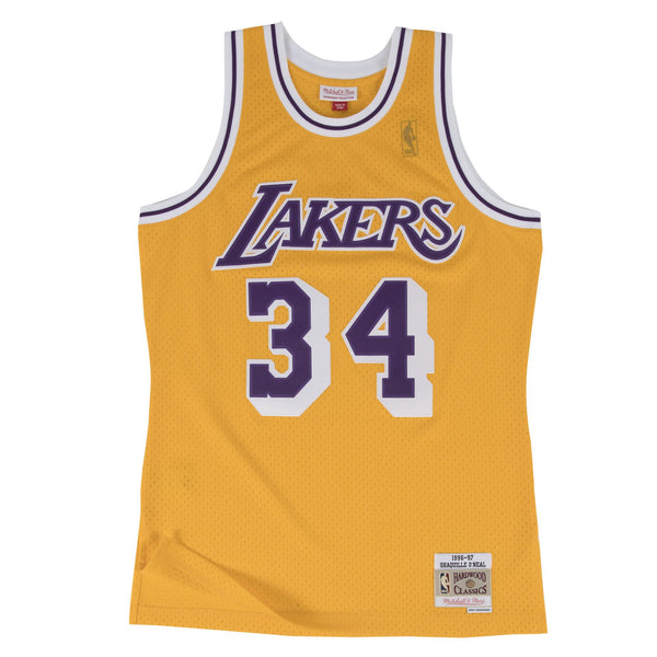 [353J302FGYA4O] Mens Mitchell & Ness NBA Shaquille O'Neal Swingman Jersey Los Angeles Lakers