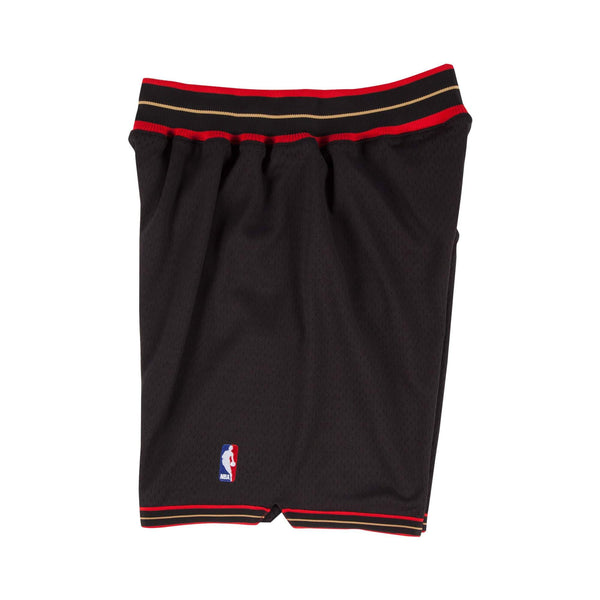 [369P3B297P76] Mens Mitchell & Ness NBA 1997-98 Authentic Shorts Black Philadelphia 76ers