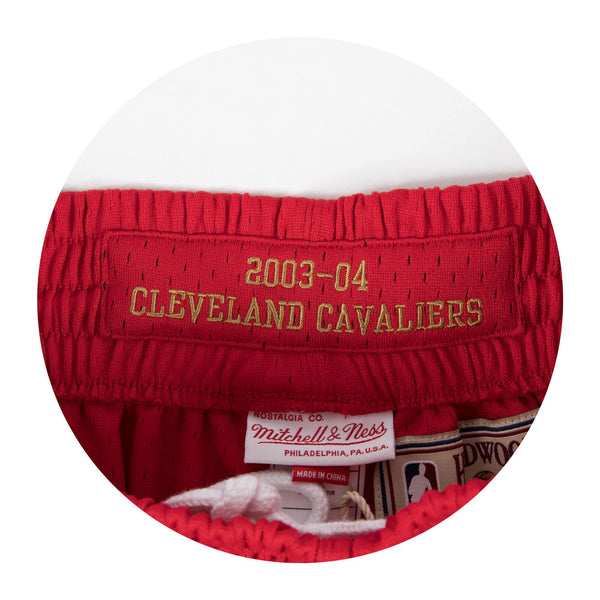 Mens Mitchell & Ness NBA 2003-04 Authentic Shorts Cleveland Cavaliers