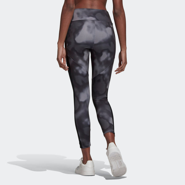 [GD4652] Womens Adidas Designed To Move Allover Print 7/8 Leggings