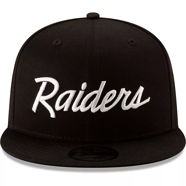 [11872953] Mens New Era NFL 9Fifty Script Snapback - Las Vegas Raiders