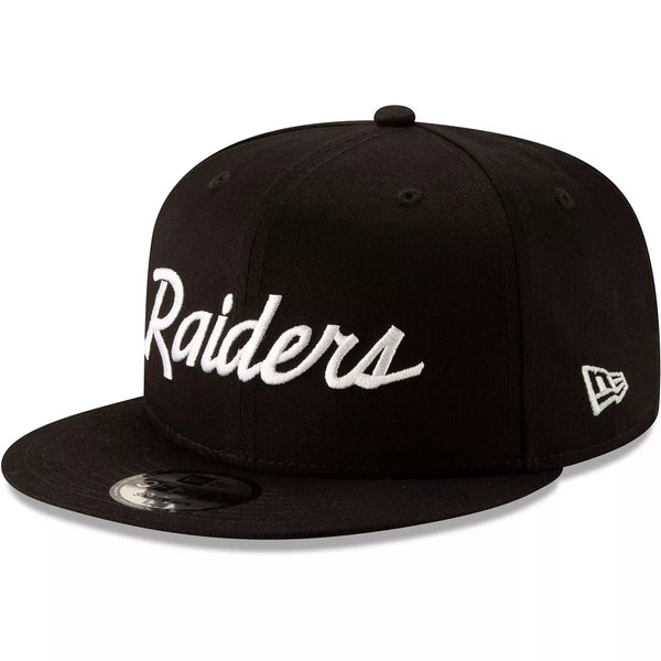 [11872953] Mens New Era NFL 9Fifty Script Snapback - Las Vegas Raiders