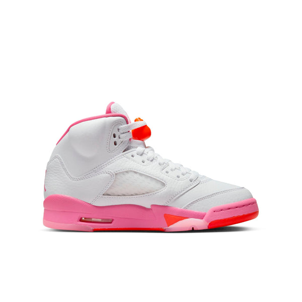 [440892-168] Grade School Air Jordan Retro 5 (GS) 'WNBA Pinksicle Safety Orange'