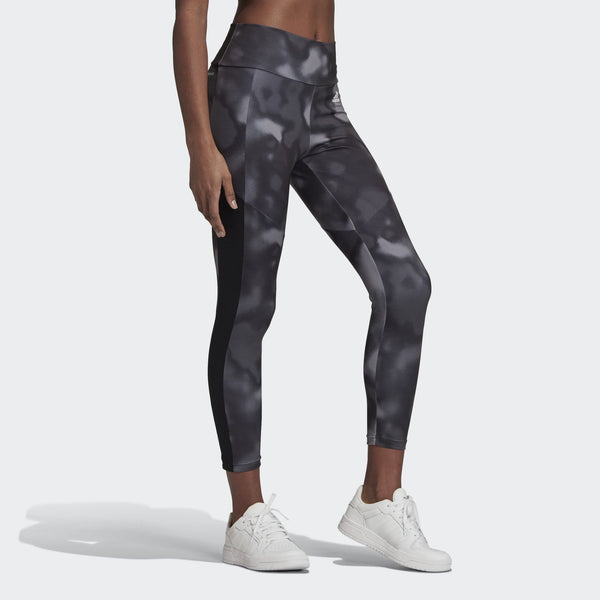 [GD4652] Womens Adidas Designed To Move Allover Print 7/8 Leggings