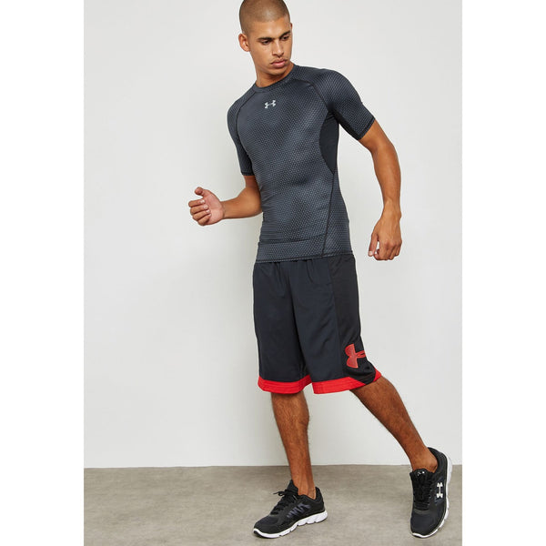 [1257477-006] Mens Under Armour HeatGear Armour Printed Short Sleeve Compression Shirt