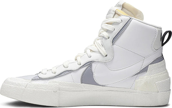 [BV0072-100] Mens Nike BLAZER MID 'SACAI WHITE GREY'