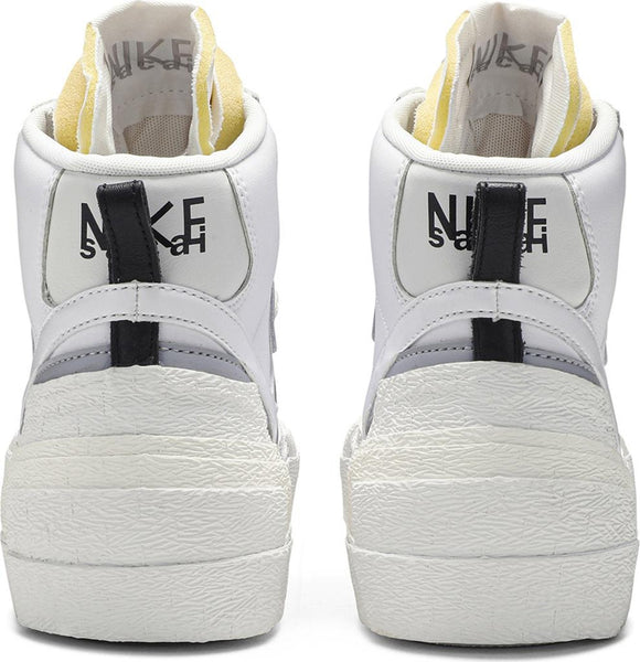 [BV0072-100] Mens Nike BLAZER MID 'SACAI WHITE GREY'