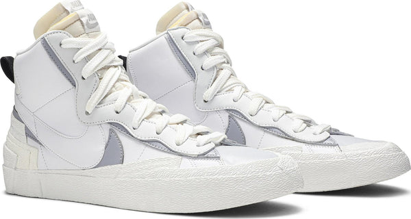 [BV0072-100] Mens Nike BLAZER MID 'SACAI WHITE GREY'