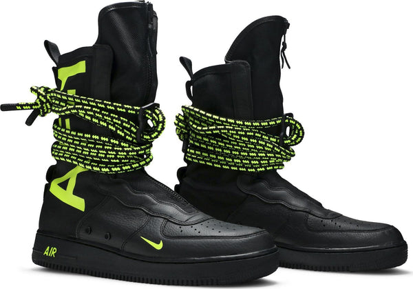 [AA1128-003] Mens Nike SF AIR FORCE 1 HIGH 'Black/Volt'