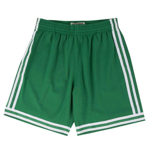 [540B3017BCEQPV] Mens Mitchell & Ness NBA 1985-1986 Boston Celtics Swingman Shorts