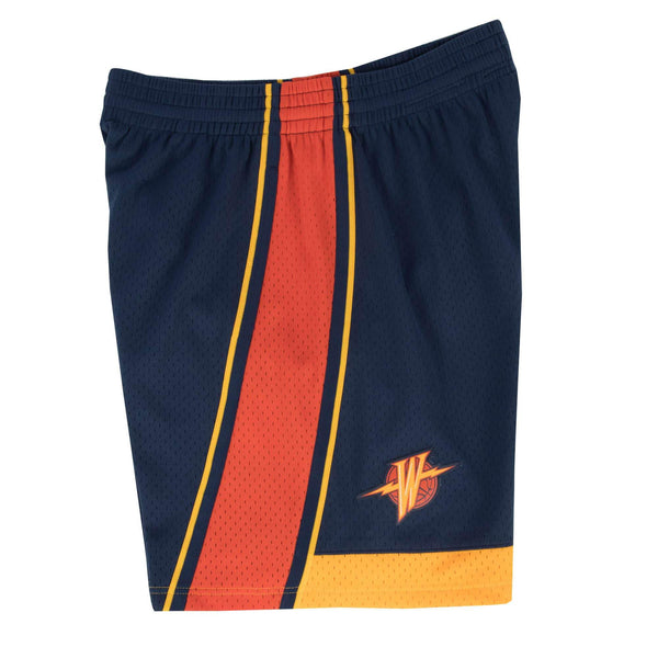 [540B3107GSWQPV] Mens Mitchell & Ness NBA Swingman Shorts Golden State Warriors