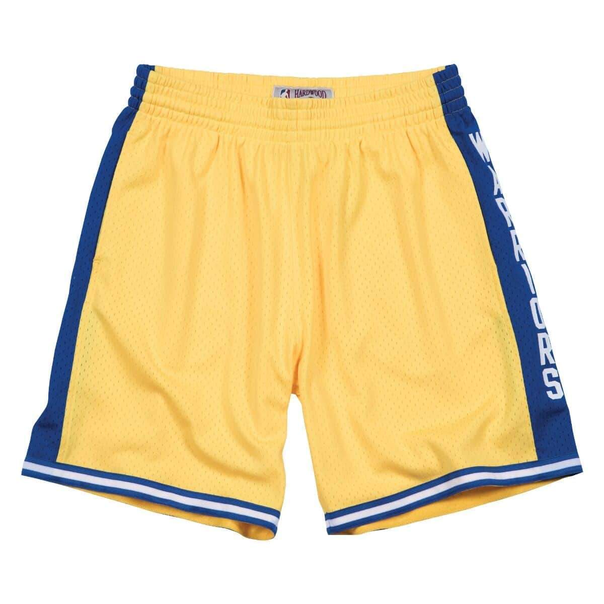 [540B3A97GSWQPV] Mens Mitchell & Ness NBA 1974-75 Golden State Warriors Swingman Shorts