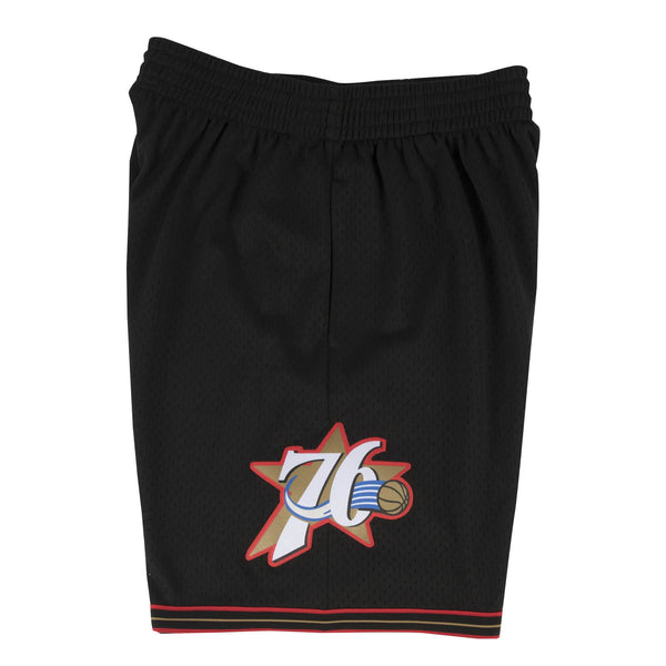 [540B3B27P76QPV] Mens Mitchell & Ness NBA 2000-01 Swingman Shorts Black Philadelphia 76ers