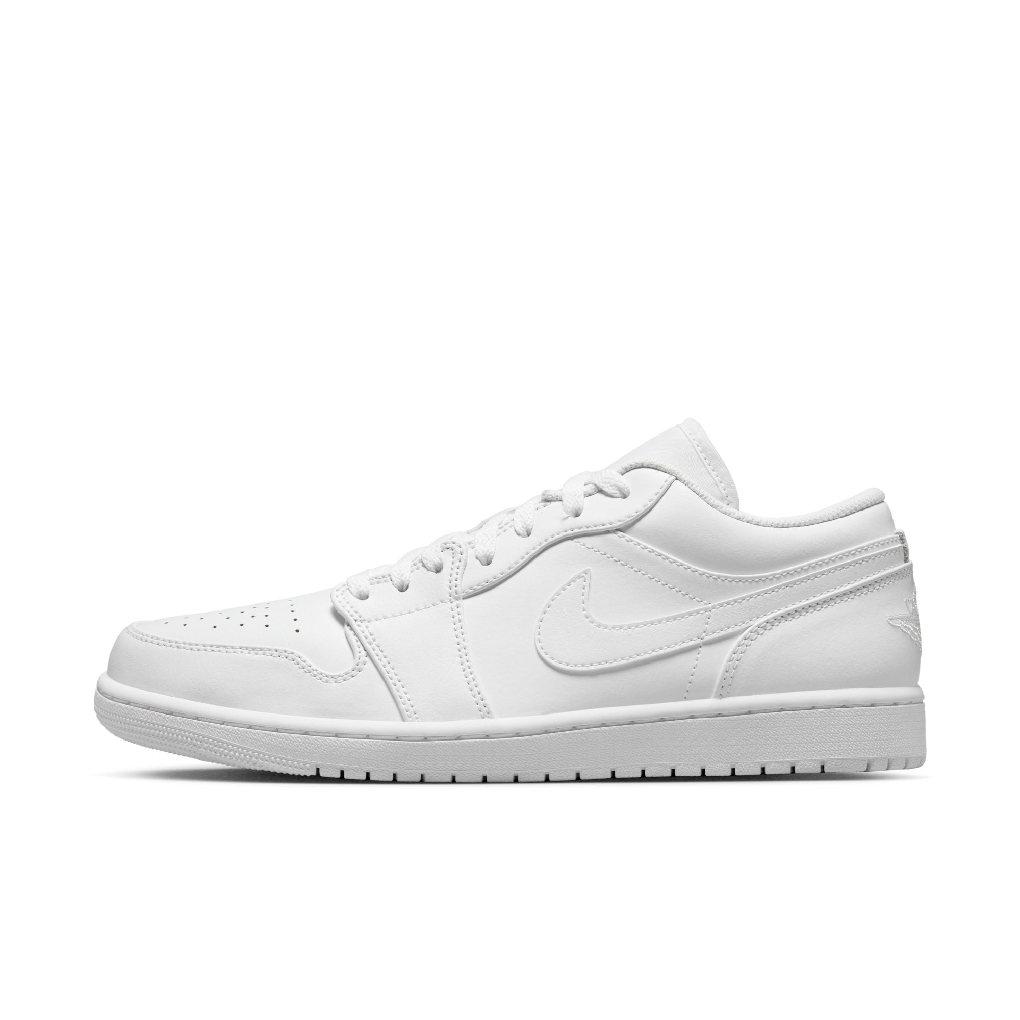 [553558-136] Mens Air Jordan Retro 1 Low 'Triple White' (2022)