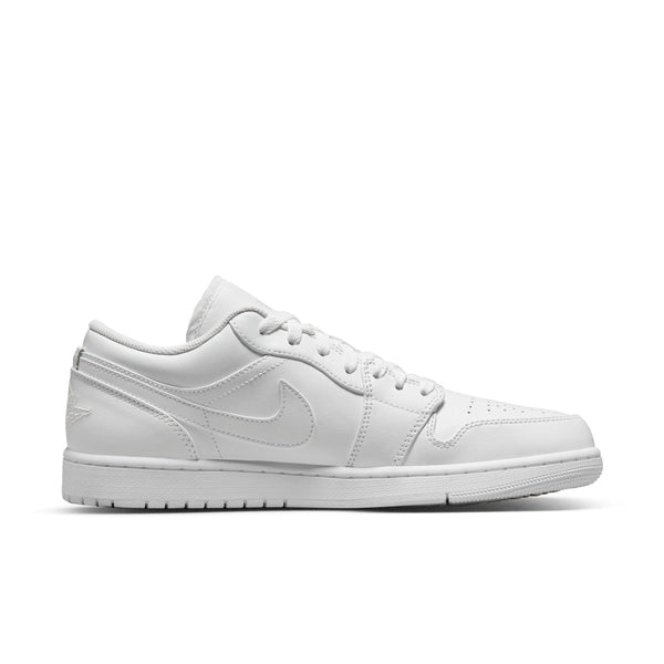 [553558-136] Mens Air Jordan Retro 1 Low 'Triple White' (2022)