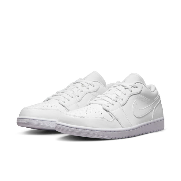 [553558-136] Mens Air Jordan Retro 1 Low 'Triple White' (2022)