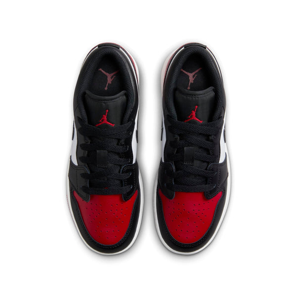 [553560-161] Grade School Air Jordan RETRO 1 LOW 'BRED TOE 2.0 (GS)'